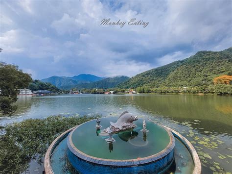 四面環山|南投景點【埔里鯉魚潭】天然湖泊、四面環山、環潭步道、12公尺。